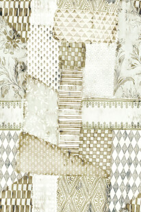 复古几何拼接图案纹理