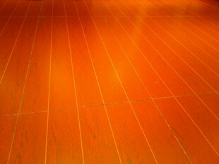 橙黄渐变木地板纹理图