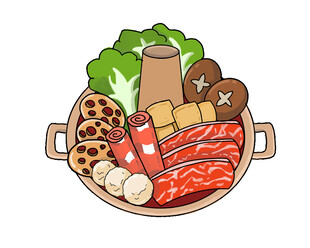 丰盛火锅食材大集合