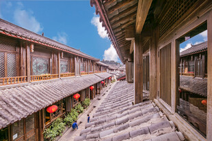 古巷木屋 中式传统建筑图景