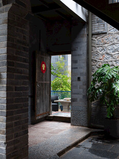 中式庭院内景 静谧雅致