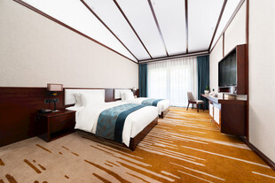 现代简约风格的酒店客房