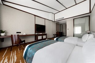 现代简约风格双床酒店客房