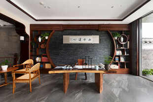 中式茶室雅致室内空间