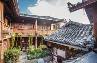 中式传统庭院建筑景观