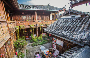古色古香的中式庭院景观