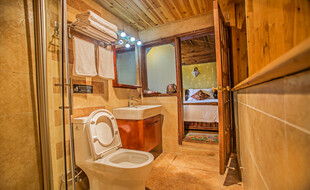 木质温馨风浴室一角