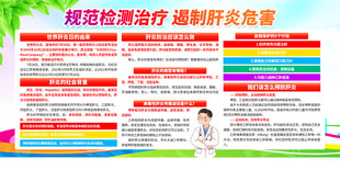 肝炎健康宣传栏