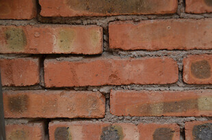 红砖墙面纹理特写