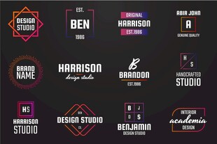 多样创意工作室标志设计