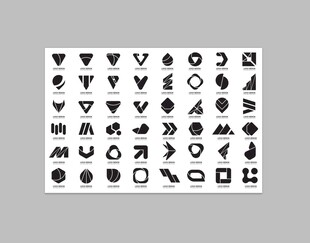 几何图形矢量图标集合