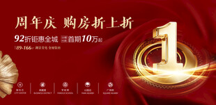 周年庆购房上新优惠活动