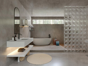 现代简约风浴室空间展示