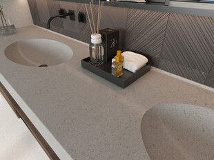 现代简约风格双洗手台