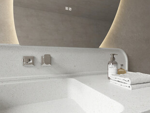 现代简约风格白色洗手台