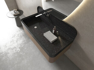 现代风格黑色洗手台