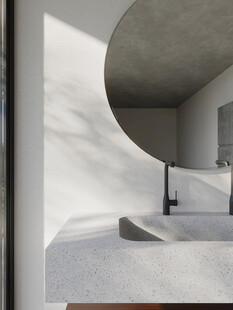 现代极简风室内洗手台设计