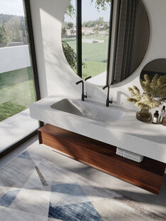 现代简约风浴室洗手台