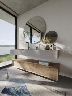 现代简约风浴室洗手台