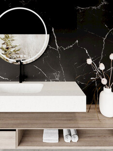 现代简约风浴室洗手台