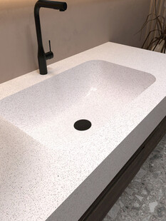 简约白色洗手盆