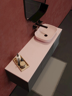 简约洗手台设计场景展示