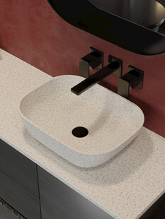 现代简约风格白色洗手盆