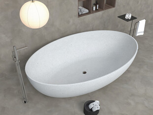 现代简约风独立式浴缸