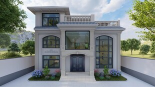 自建房别墅效果图