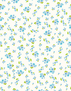 蓝白碎花图案背景