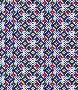 几何图案红蓝白交织纹理