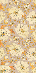 花卉图案背景纹理设计