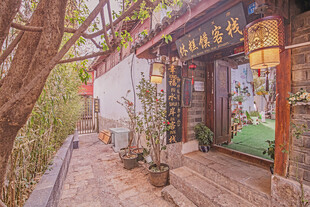 古雅中式店铺外观景致