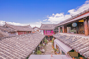 古村落屋顶风光