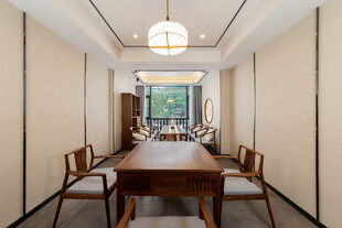 中式风格餐厅室内场景