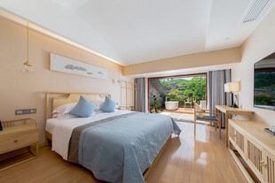 现代温馨卧室室内景观