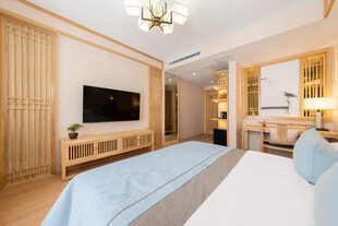 温馨现代风卧室室内场景