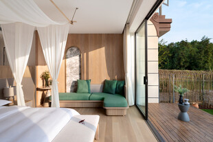 现代简约风阳台休闲空间