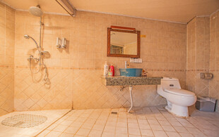 简约温馨的卫生间一角