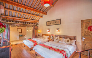 中式风格温馨民宿卧室