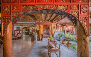中式传统古建内景象