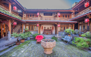 中式庭院古韵景致