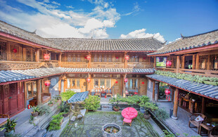中式传统庭院建筑景观