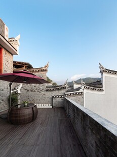 中式露台景致
