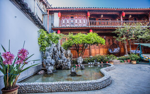 中式庭院景致