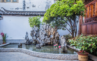 中式庭院景致
