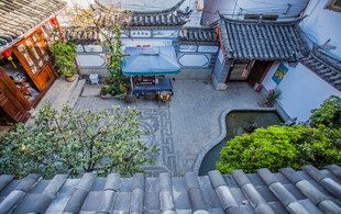 中式庭院景致