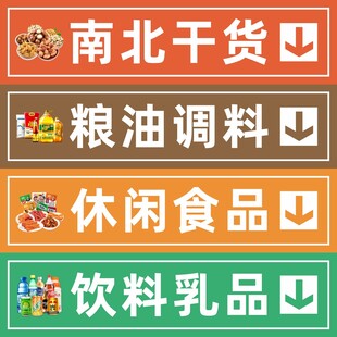 超市分类标识