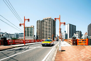 城市道路施工场景
