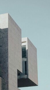 现代建筑外观特写